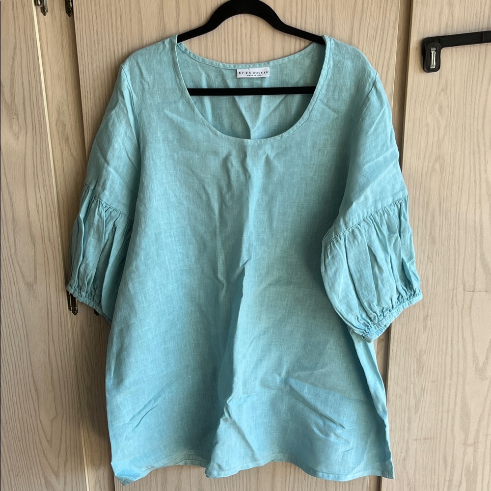 bryn Walker Light Blue Blouse